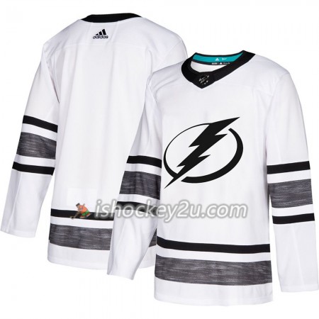 Mænd NHL Tampa Bay Lightning Trøje Blank Hvid 2019 All-Star Adidas Authentic